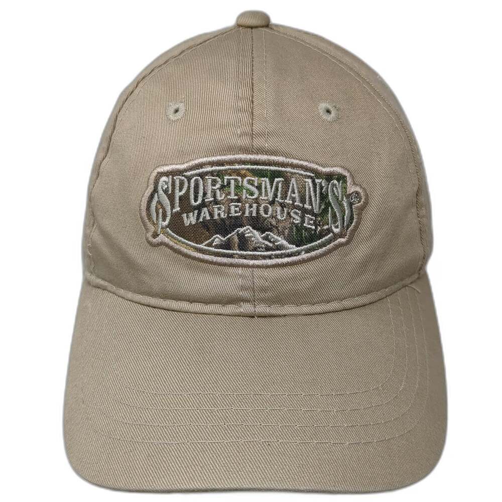 Outdoor Cap Sportsmans Warehouse Patch Baseball Cap Beige One Size Strapback Hat